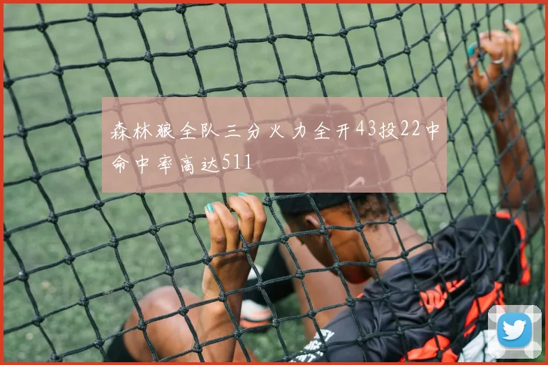 森林狼全队三分火力全开43投22中命中率高达511